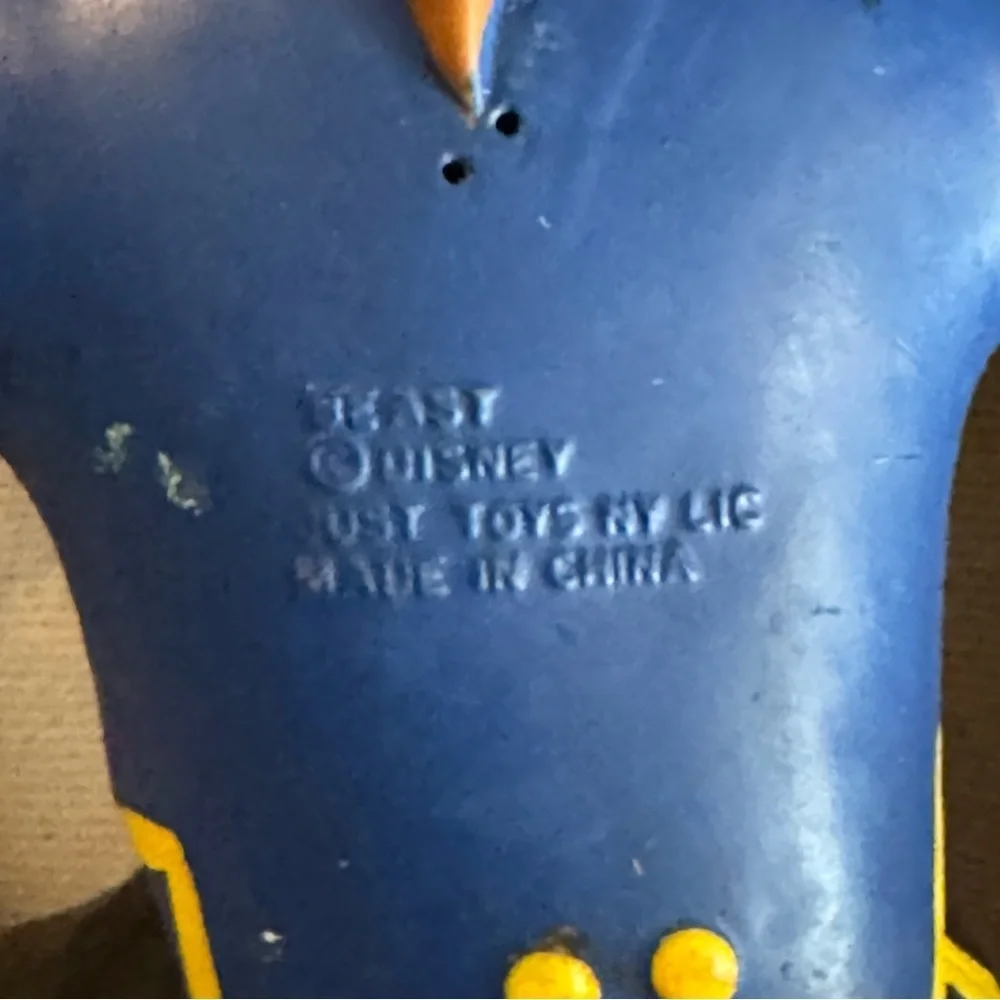 VTG Disney Just Toys The Beauty & The Beast Bendable Figures lot 5 1990s Heavy - Picture 3 of 12